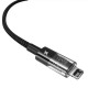 Baseus Gem USB to IP 2.4A Fast Charging Cable 1 m Black