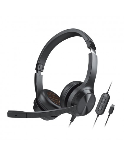 HEADPHONES WITH MICROPHONE CHAT USB