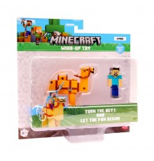 MINECRAFT S2 3D WIND-UP TOY - STEVE & CAMEL