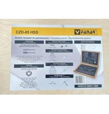 M3-M24 HSS CZD-85 THREADING TOOL SET
