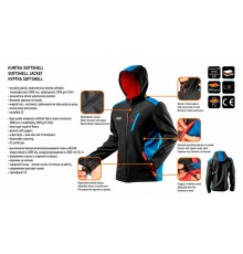 HD+ softshell jacket, size M