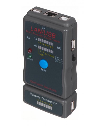 Cablexpert NCT-2 network cable tester Black