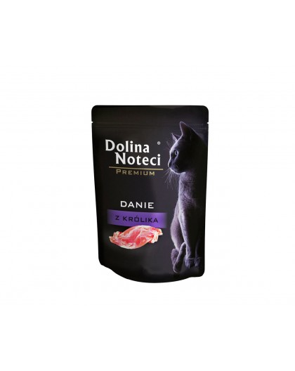 Dolina Noteci Rabbit dish for cats 85g