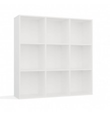 MALAX 3x3 H WHITE SHELVING UNIT
