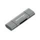 Vention USB3.0 Multi-function Card Reader Gray Metal Type
