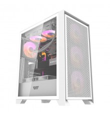 Darkflash DRX70 MESH computer case (white) + 4 RGB fans
