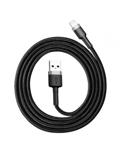 Baseus Cafule USB Lightning Cable 2.4A 0.5m (Gray+Black)