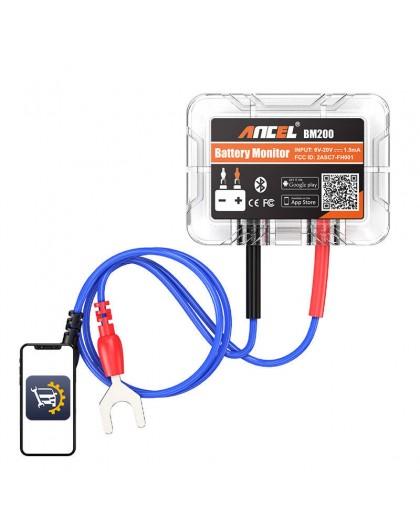 Bluetooth Battery Tester Ancel BM200 6-20V DC