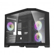 Darflash FT418 computer case + 6 aRGB fans (black)