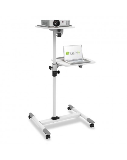 Techly Universal Trolley for Notebook / Projector, White ICA-TB TPM-6