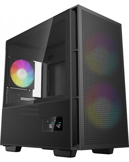 DeepCool CH360 DIGITAL Micro Tower Black