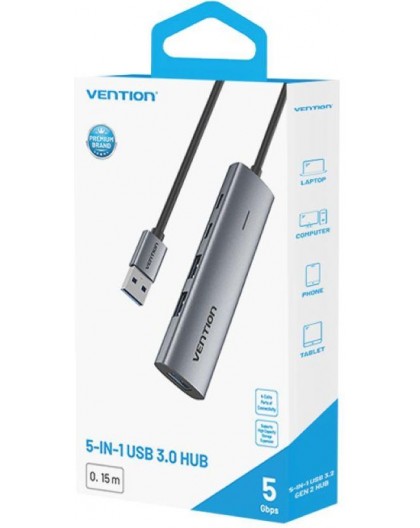 Hub 5w1 USB-A 3.0 Vention 0.15 m