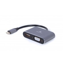 Cablexpert A-USB3C-HDMIVGA-01 USB graphics adapter Grey