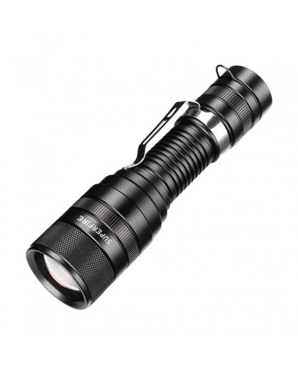 Flashlight Superfire F5, 1100lm, USB