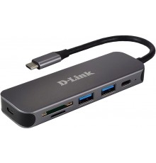 D-Link 5-in-1 USB-C Hub with Card Reader DUB-2325