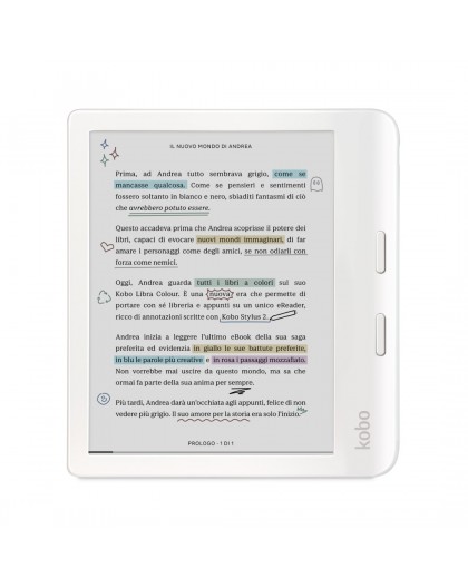 Rakuten Kobo Libra Colour e-book reader Touchscreen 32 GB Wi-Fi White