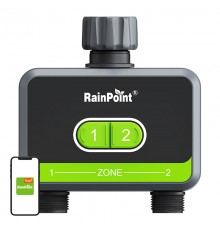 RainPoint 2-zone irrigation controller with app