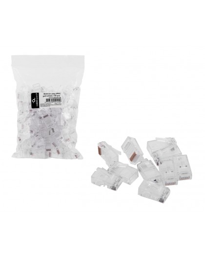 Cablexpert PLUG3UP6/100 wire connector 1 Transparent