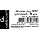 Cablexpert PLUG3UP6/100 wire connector 1 Transparent