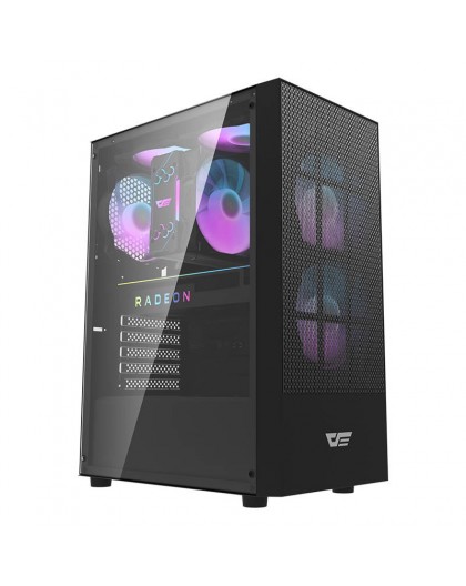 Darkflash A290 computer case (black) + 3 fans