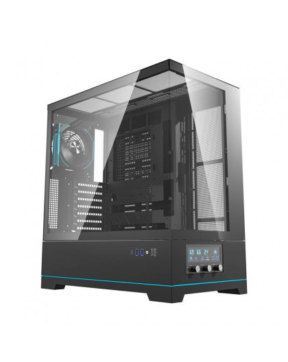 Darkflash DY451 PRO computer case (black) + 1 fan