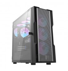 Darkflash DK431 Mesh computer case (black) + 4 ARGB fans