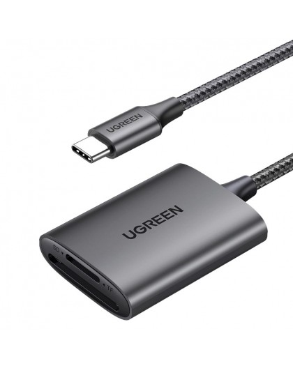 Ugreen SD/TF Card Reader Ugreen CM401 USB C 5Gb/s - Grey