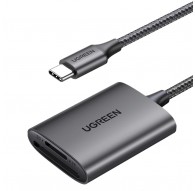 Ugreen SD/TF Card Reader Ugreen CM401 USB C 5Gb/s - Grey