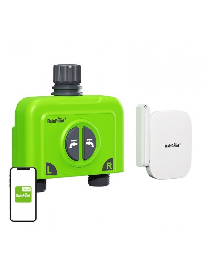 RainPoint WiFi 2-zone irrigation controller with gateway