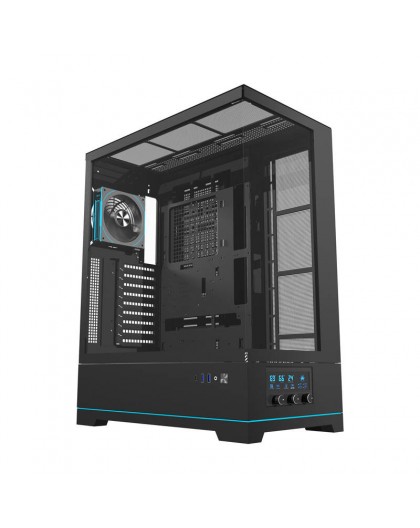 Darkflash DY451L PRO computer case (black) + 1 fan