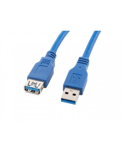 Lanberg CA-US3E-10CC-0018-B USB cable 1.8 m USB 3.0 USB A blue