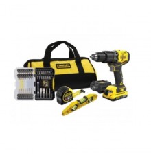 DRILL/DRIVER SET WITH ACCESSORIES SFMCK101D1S STANLEY