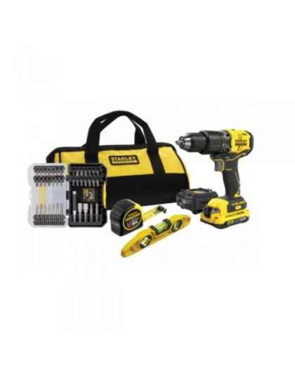 DRILL/DRIVER SET WITH ACCESSORIES SFMCK101D1S STANLEY