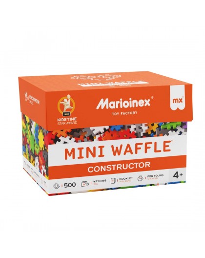 MARIOINEX Mini Waffle Building Blocks Constructor, 500 pieces