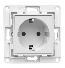 Shelly wall socket (white)