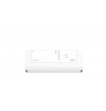Wireless relay on DIN rail blue