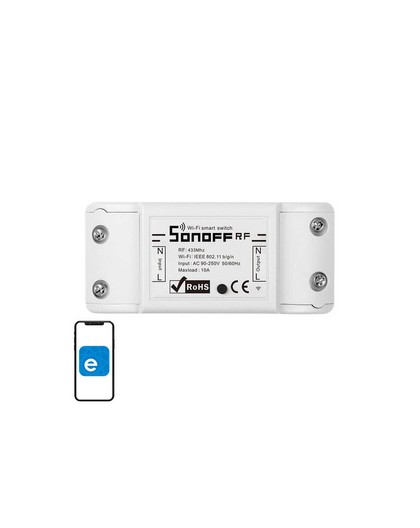 Smart switch WiFi + RF 433 Sonoff RF R2 (NEW)