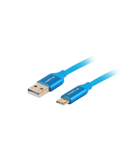 Lanberg CA-USBO-22CU-0010-BL USB cable 1 m USB 2.0 USB C USB A Blue