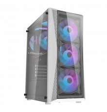 Darkflash DK352 Plus computer case (black and white) + 4 ARGB fans