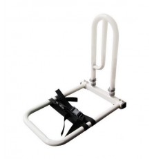 Height-adjustable bed rail making it easier to stand up