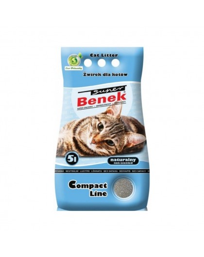 Certech Super Benek Compact Natural - Cat Litter Clumping 5 l