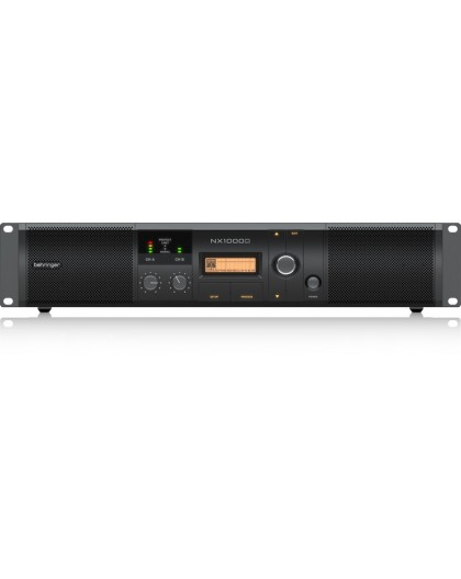 Behringer NX1000D audio amplifier Performance/stage Black