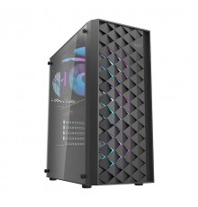 Darkflash DK351 computer case (black) + 4 RGB fans