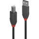 LINDY USB 2.0 Cable Type A/B Anthra Line M/M 7.5m