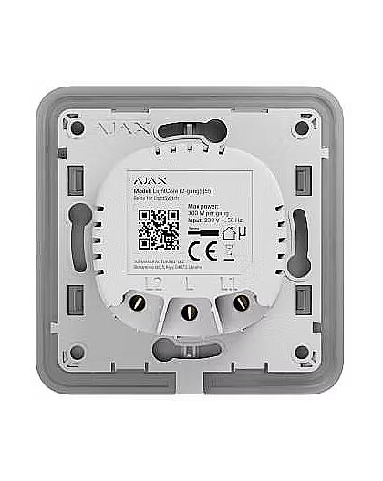 Shelly Accessories "Wall Frame 1" Wall Switch Frame Black