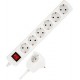 REV MultipleSocketOutlet 3+1fold 2m + switch, white, Powersplit