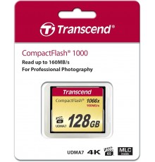 Transcend Compact Flash 128GB 1000x