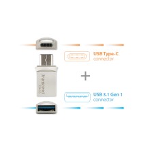 Transcend JetFlash 890S 128GB OTG USB Typ-C + USB 3.1