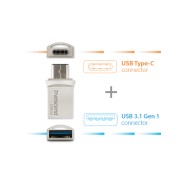 Transcend JetFlash 890S 128GB OTG USB Typ-C + USB 3.1