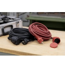 REV extension IP44 50m black